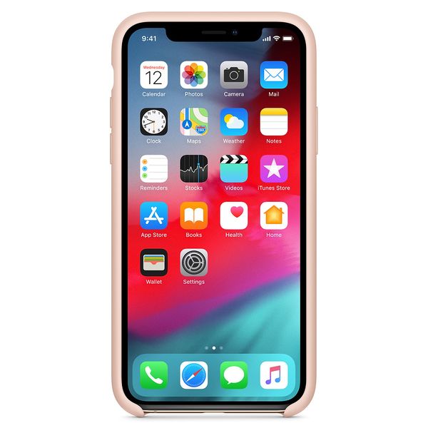 Чохол Silicone Case without Logo (AA) для Apple iPhone XS Max (6.5"") (Рожевий / Pink Sand)