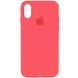 Уцінка Чохол Silicone Case Full Protective (AA) для Apple iPhone XR (6.1"") (Естетичний дефект / Кавуновий / Watermelon red)