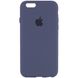 Чохол Silicone Case Full Protective (AA) для Apple iPhone 6/6s (4.7"") (Темний Синій / Midnight Blue)