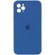 Уцінка Чохол Silicone Case Square Full Camera Protective (AA) для Apple iPhone 11 Pro Max (6.5"") (Естетичний дефект / Синій / Navy blue)