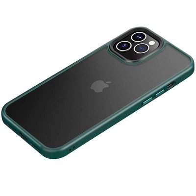 TPU+PC чохол Metal Buttons для Apple iPhone 11 Pro (5.8"") (Зелений)