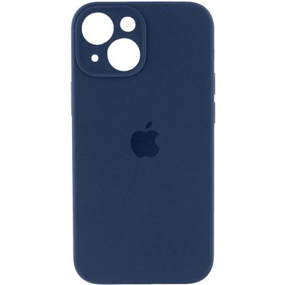 Чохол Silicone Case Full Camera Protective (AA) для Apple iPhone 15 (6.1"") (Синій / Abyss Blue)