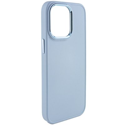 TPU чохол Bonbon Metal Style для Apple iPhone 13 Pro Max (6.7"") (Блакитний / Mist blue)