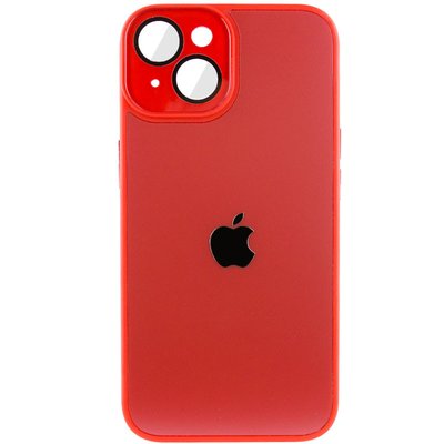 Чохол TPU+Glass Sapphire Midnight для Apple iPhone 14 (6.1"") (Червоний / Red)