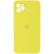 Уцінка Чохол Silicone Case Square Full Camera Protective (AA) для Apple iPhone 11 Pro Max (6.5"") (Естетичний дефект / Жовтий / Bright Yellow)