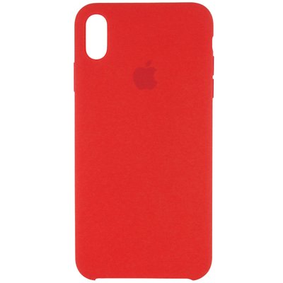 Уцінка Чохол Silicone case (AAA) для Apple iPhone XS Max (6.5"") (Естетичний дефект / Червоний / Red)