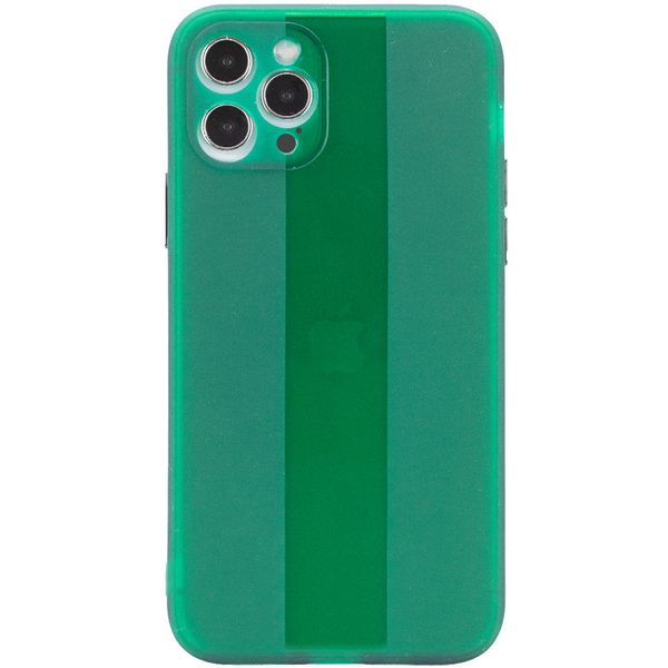 Чохол TPU Glossy Line Full Camera для Apple iPhone 12 Pro (6.1"") (Зелений)