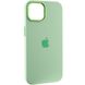 Уцінка Чохол Silicone Case Metal Buttons (AA) для Apple iPhone 14 (6.1"") (Дефект упаковки / Зелений / Pistachio)