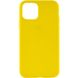 Силіконовий чохол Candy для Apple iPhone 14 Plus (6.7"") (Жовтий)