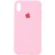 Чохол Silicone Case Full Protective (AA) для Apple iPhone X (5.8"") / XS (5.8"") (Рожевий / Light pink)