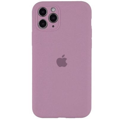 Уцінка Чохол Silicone Case Full Camera Protective (AA) для Apple iPhone 12 Pro Max (6.7"") (Естетичний дефект / Ліловий / Lilac Pride)