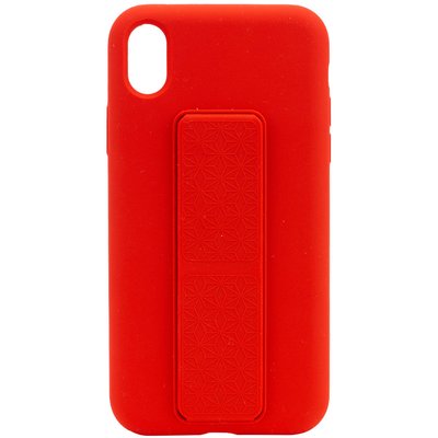 Чохол Silicone Case Hand Holder для Apple iPhone XS Max (6.5"") (Червоний / Red)
