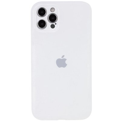 Уценка Чехол Silicone Case Full Camera Protective (AA) для Apple iPhone 14 Pro (6.1") (Эстетический дефект / Белый / White)