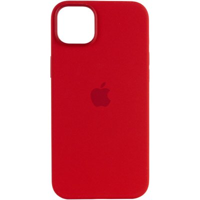 Чохол Silicone case (AAA) full with Magsafe для Apple iPhone 14 (6.1"") (Червоний / Red)