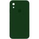 Чохол Silicone Case Square Full Camera Protective (AA) для Apple iPhone XR (6.1"") (Зелений / Army green)