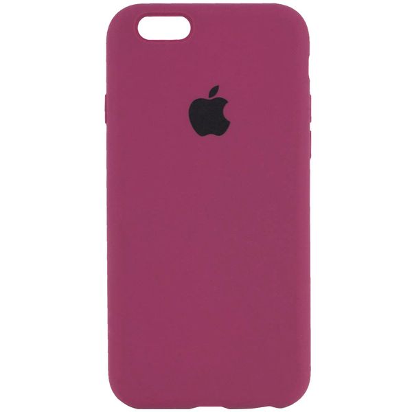 Чохол Silicone Case Full Protective (AA) для Apple iPhone 6/6s (4.7"") (Червоний / Rose Red)
