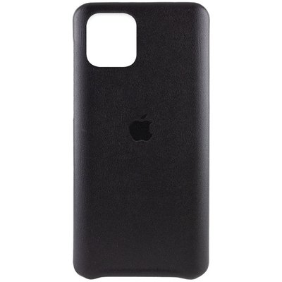 Шкіряний чохол AHIMSA PU Leather Case Logo (A) для Apple iPhone 12 Pro / 12 (6.1"") (Чорний)