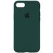 Чохол Silicone Case Full Protective (AA) для Apple iPhone 6/6s (4.7"") (Зелений / Forest green)