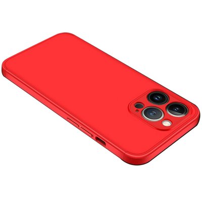 Пластикова накладка GKK LikGus 360 градусів (opp) для Apple iPhone 13 Pro Max (6.7"") (Червоний)