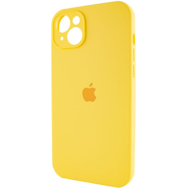 Уцінка Чохол Silicone Case Full Camera Protective (AA) для Apple iPhone 14 (6.1"") (Естетичний дефект / Жовтий / Yellow)