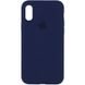 Чохол Silicone Case Full Protective (AA) для Apple iPhone XR (6.1"") (Синій / Deep navy)