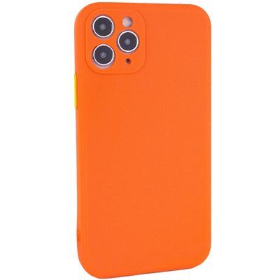 Чехол TPU Square Full Camera для Apple iPhone 11 Pro (5.8") (Оранжевый)