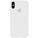 Чохол Silicone Case Full Protective (AA) для Apple iPhone X (5.8"") / XS (5.8"") (Білий / White)