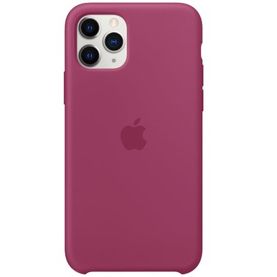 Чохол Silicone case (AAA) для Apple iPhone 11 Pro (5.8"") (Малиновий / Pomegranate)