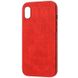 Уцінка Шкіряний чохол Croco Leather для Apple iPhone XR (6.1"") (Естетичний дефект / Red)