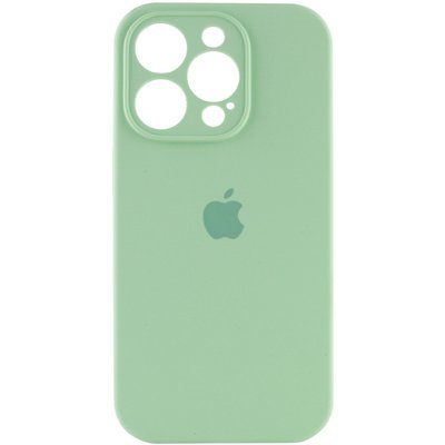 Уцінка Чохол Silicone Case Full Camera Protective (AA) для Apple iPhone 13 Pro Max (6.7"") (Естетичний дефект / Зелений / Pistachio)