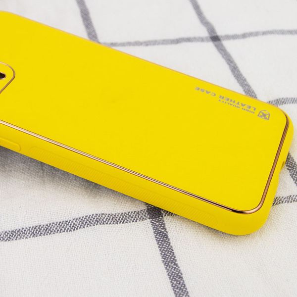 Шкіряний чохол Xshield для Apple iPhone 14 Pro Max (6.7"") (Жовтий / Yellow)