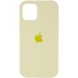 Уцінка Чохол Silicone Case Full Protective (AA) для Apple iPhone 12 Pro / 12 (6.1"") (Дефект упаковки / Жовтий / Mellow Yellow)