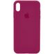 Чохол Silicone Case Full Protective (AA) для Apple iPhone XR (6.1"") (Червоний / Rose Red)