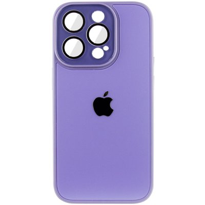 Чохол TPU+Glass Sapphire Midnight для Apple iPhone 13 Pro (6.1"") (Бузковий / Dasheen)