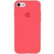 Чохол Silicone Case Full Protective (AA) для Apple iPhone 6/6s (4.7"") (Кавуновий / Watermelon red)