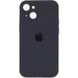 Чохол Silicone Case Full Camera Protective (AA) для Apple iPhone 15 (6.1"") (Сірий / Dark Gray)