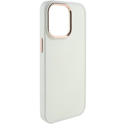 TPU чохол Bonbon Metal Style для Apple iPhone 14 Pro (6.1"") (Білий / White)