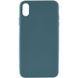 Силіконовий чохол Candy для Apple iPhone XS Max (6.5"") (Синій / Powder Blue)