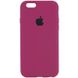 Чохол Silicone Case Full Protective (AA) для Apple iPhone 6/6s (4.7"") (Бордовий / Maroon)