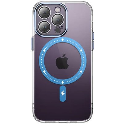 Чохол TPU+PC Colorful with MagSafe для Apple iPhone 13 Pro (6.1"") (Blue)