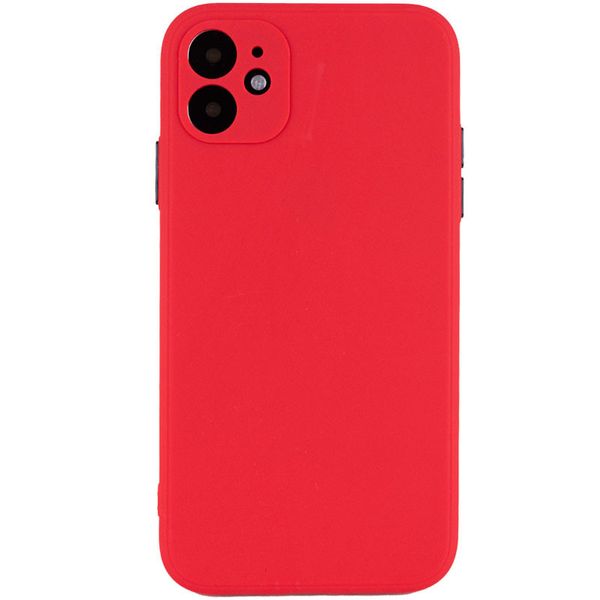 Чохол TPU Square Full Camera для Apple iPhone 12 mini (5.4"") (Червоний)