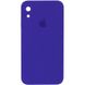 Чохол Silicone Case Square Full Camera Protective (AA) для Apple iPhone XR (6.1"") (Фіолетовий / Ultra Violet)