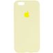 Чохол Silicone Case Full Protective (AA) для Apple iPhone 6/6s (4.7"") (Жовтий / Mellow Yellow)