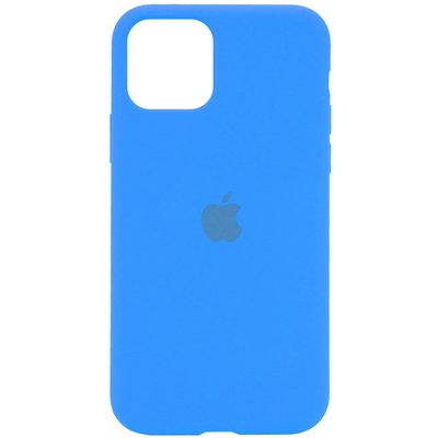 Чохол Silicone Case Full Protective (AA) для Apple iPhone 11 (6.1"") (Блакитний / Blue)