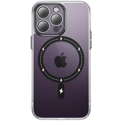 Чохол TPU+PC Colorful with MagSafe для Apple iPhone 12 Pro (6.1"") (Black)