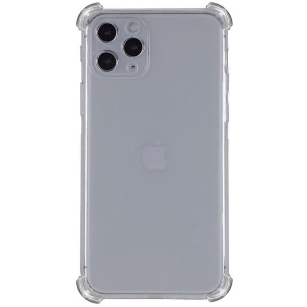 TPU чохол GETMAN Ease logo посилені кути для Apple iPhone 13 Pro (6.1"") (Сірий (прозорий))