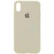 Чохол Silicone Case Full Protective (AA) для Apple iPhone X (5.8"") / XS (5.8"") (Бежевий / Antigue White)