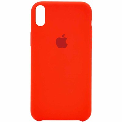 Чехол Silicone Case (AA) для Apple iPhone XS Max (6.5") (Красный / Red)