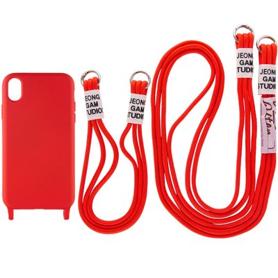 Чохол TPU two straps California для Apple iPhone XR (6.1"") (Червоний)