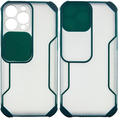 Чохол Camshield matte Ease TPU зі шторкою для Apple iPhone 13 Pro (6.1"") (Зелений)